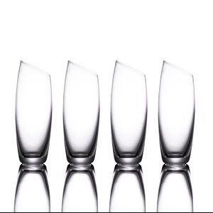 BOMSHBEE Sloane Champagne Flute Glasses - set of 4